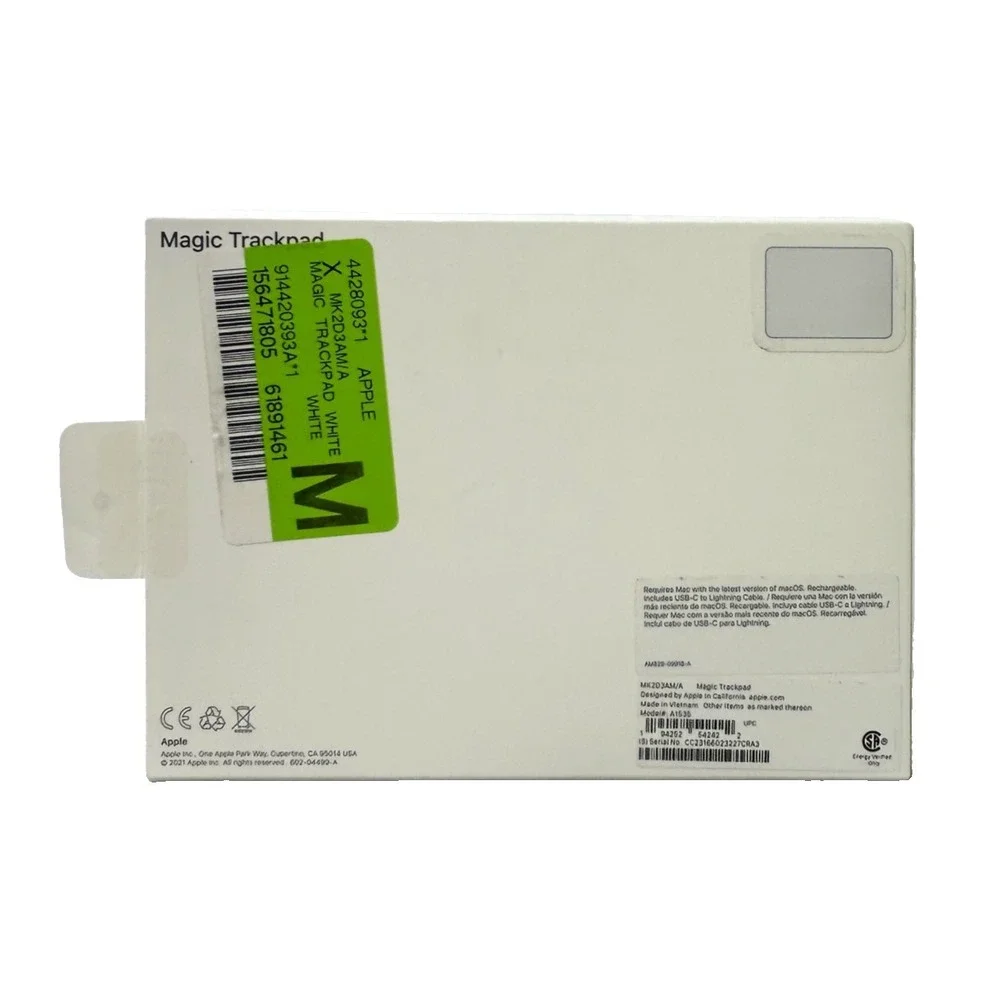 Apple Magic Trackpad‎ A1535 MK2D3AM/A New Open Box